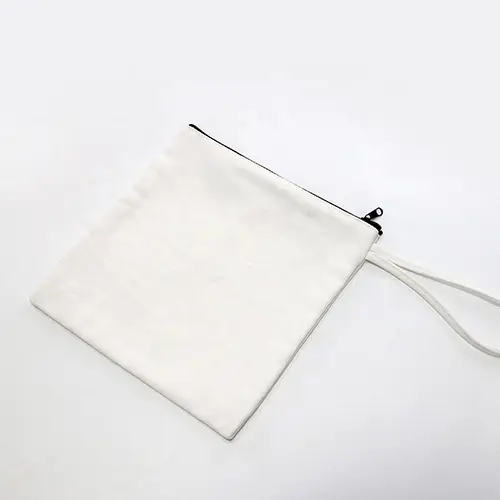 Mini Makeup Bag Pouch Canvas White New Style Fashion Waterproof Cosmetic Bag